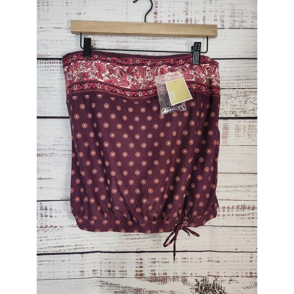 Michael Kors Padded Swim tankini size large NWT - Picture 1 of 3
